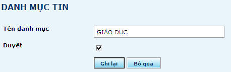 danh muc